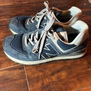New balance 574 blue gray women size 10
